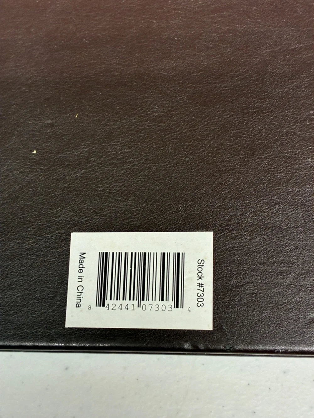 Brown Photo Album with Center Window